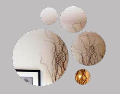

Indigo Creatives Circle Pattern Style Wall Bathroom Mirror(Circles)