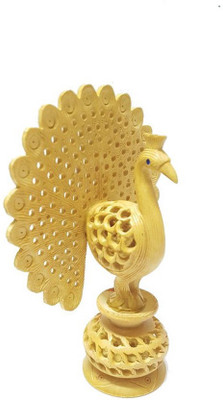 

Thart Decorative Showpiece - 16 cm(Wood, Brown)