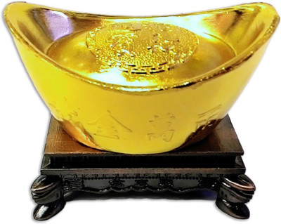 

Marvelousgifts Decorative Showpiece - 4.5 cm(Polyresin, Gold)