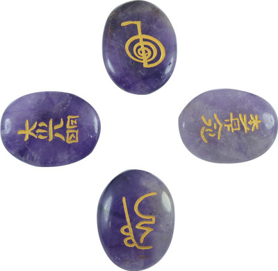 

Reiki Crystal Products Decorative Showpiece - 7 cm(Crystal, Purple)