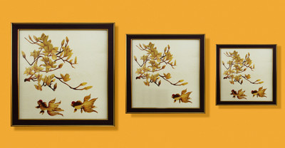 10% OFF on SAF Set of 3 Painting 30 cm x 30 cm Painting