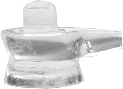 

Bagru Crafts Shiva lingam Decorative Showpiece - 2.54 cm(Crystal, Clear)