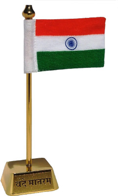 

Celebrate India India Square Table Miniature Flag(Cotton)