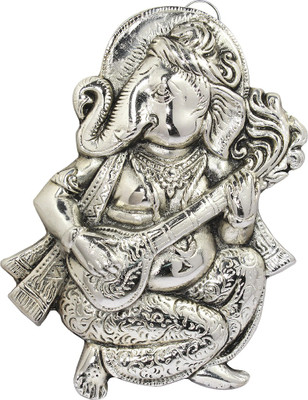 Bhavikaa Decorative Showpiece - 18 cm(Aluminium, Silver)