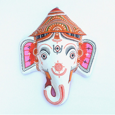 

Art Godaam PAPER MASK Decorative Showpiece - 27 cm(Paper, White)