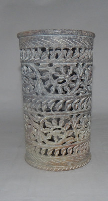 

Mahaveer Creation Decorative Showpiece - 15 cm(Stoneware, Grey)