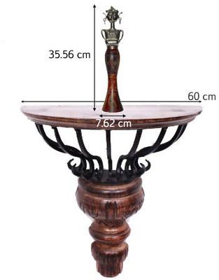 

eCraftIndia Decorative Tribal Woman Decorative Showpiece - 35.56 cm(Aluminium, Orange, Blue, Silver)