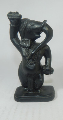

Mahaveer Creation Decorative Showpiece - 13 cm(Stoneware, Black)