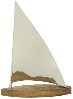 

Kala Bhawan Sail Boat Big Decorative Showpiece - 50 cm(Aluminium, Multicolor)