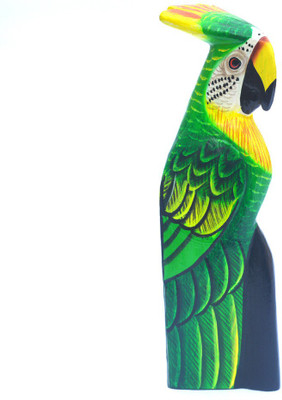 

Art Godaam Wooden Bird Decorative Showpiece - 19 cm(Wooden, Multicolor)