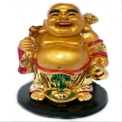 

Vastu Bazaar Decorative Showpiece - 9 cm(Gold Finish, Gold)