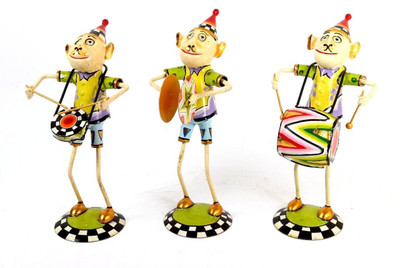 

Shivay Arts Musician Monkeys Decorative Showpiece - 28 cm(Iron, Multicolor)