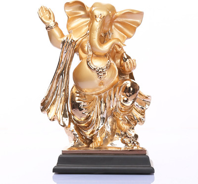 

Sunrise Lord Ganesha Decorative Showpiece - 27 cm(Polyresin, Multicolor)