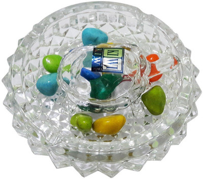 

CraftEra Decorative Showpiece - 8.5 cm(Crystal, White)