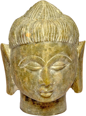 

Artist Haat Hand Carved Soapstone Decorative Showpiece - 6 cm(Stoneware, Beige)