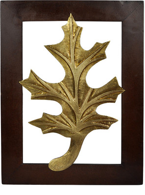 

Lal Haveli Wooden Wall Frame Metal Handicrafts Frame Showpiece Hanging Painting Decorative Showpiece - 38 cm(Wooden, Brown)