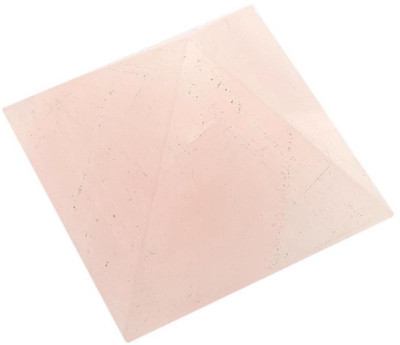 

Avaatar 238cts Rose Quartz Pyramid Gemstone Decorative Showpiece - 3.4 cm(Stoneware, Pink)
