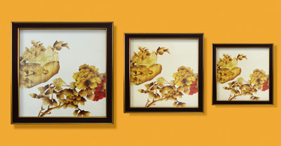 55% OFF on SAF Set of 3 Painting Painting(30 cm x 30 cm)