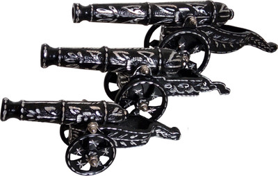 

Interiors Plus Decorative Showpiece - 18 cm(Aluminium, Black)