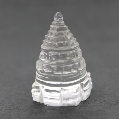 Sitare 190 ct. Pure Sphatik Crystal Laxmi Shri Decorative Showpiece  -  4.5 cm(Crystal, White)