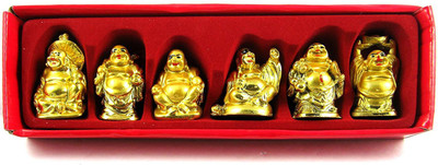 

Vatic Decorative Showpiece - 8 cm(Ceramic, Gold)