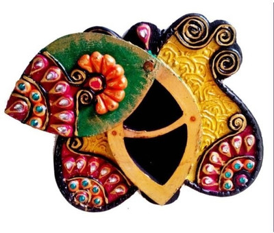 

Chitra Handicraft Butter Fly Chopra Decorative Showpiece - 2 cm(Paper Mache, Multicolor)