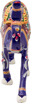 33% OFF on Prachin Metal Camel Kathi 6 inch Decorative Showpiece - 15 cm(Aluminium, Blue) 33% OFF on Prachin Metal Camel Kathi 6 inch Decorative Showpiece - 15 cm(Aluminium, Blue)