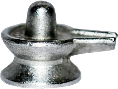 Real Seed Original Parad (Mercury) Shivling Energized Mini Size Decorative Showpiece  -  1.4 cm(Silver, Silver)