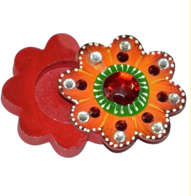 25% OFF on Chitra Handicraft Coin Box Showpiece - 1 cm(Paper Mache, Multicolor)