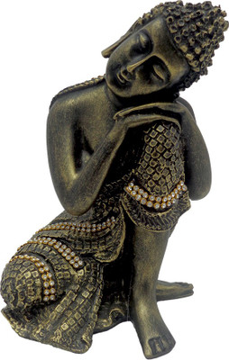 

Art N Hub Meditating Gautam Buddha - Handicraft Decor Statue (H-19cm) Decorative Showpiece - 19 cm(Polyresin, Dark Green)