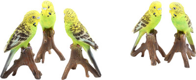 

shivika enterprises Decorative Showpiece - 10 cm(Polyresin, Green)
