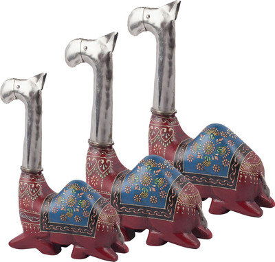 

Emboss Culture Decorative Showpiece - 7 cm(Cast Iron, Multicolor)