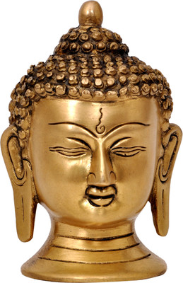 47% OFF on Aesthetic Decors Brass Buddha Head Decorative Showpiece - 12.7 cm(Brass, Gold) 47% OFF on Aesthetic Decors Brass Buddha Head Decorative Showpiece - 12.7 cm(Brass, Gold)
