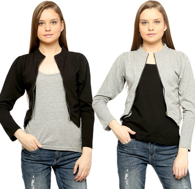 

Vvoguish Women's Shrug, Black;grey34