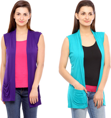 

Vvoguish Women's Shrug, Blue12;pink