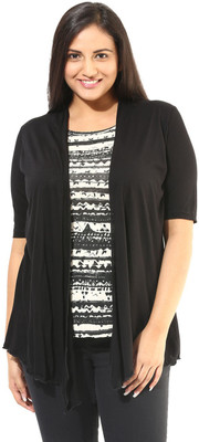 

Alto Moda by Pantaloons Women's Shrug, Black