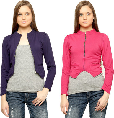 

Vvoguish Women's Shrug, Blue;pink38