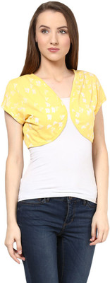 

Honey By Pantaloons Women's Shrug, Yellow