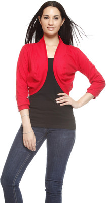 

Gritstones Women's Shrug, Red