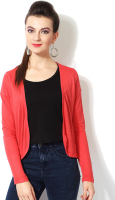

Honey By Pantaloons Women's Shrug, Coral red