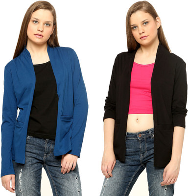 

Vvoguish Women's Shrug, Blackblue36