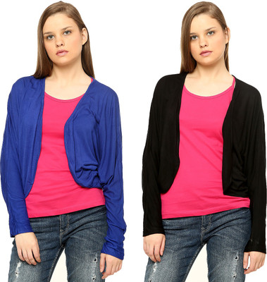 

Vvoguish Women's Shrug, Blackblue33
