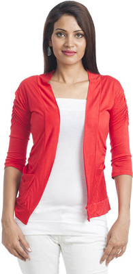 

TeeMoods Women' Shrug, Red