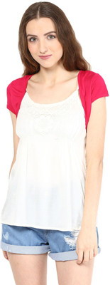 

Honey By Pantaloons Women' Shrug, Dark fuchsia