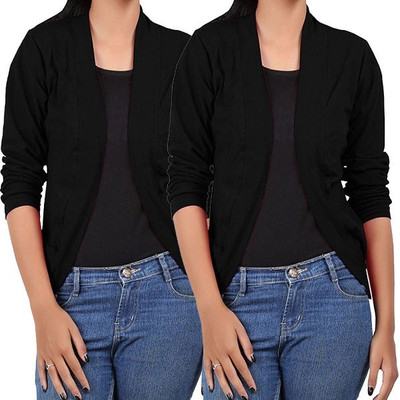 

WellFitLook Women's Shrug, Black