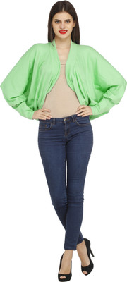 

Cottinfab Women Shrug, Green