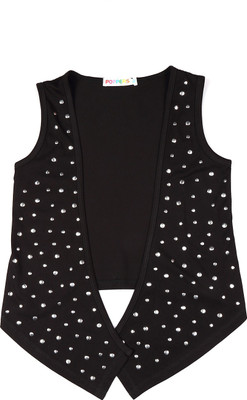 

Poppers by Pantaloons Girls Shrug, Black