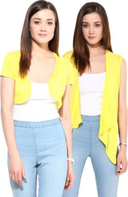 

Trend18 Women's Shrug, Yellow