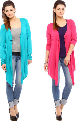 

Vvoguish Women's Shrug, Blue;pink31