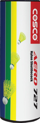 

Cosco Aero 727 Plastic Shuttle - Multicolor(Medium, 77, Pack of 6)
